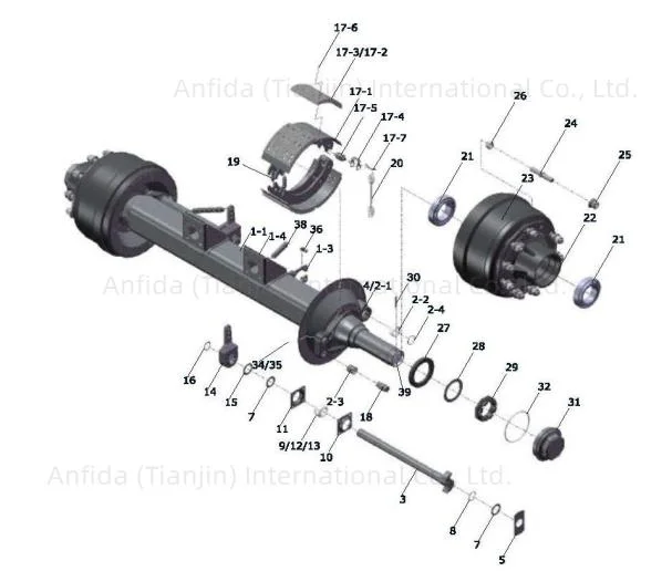 Monthly Deals 13ton Trailer Axle Series Products